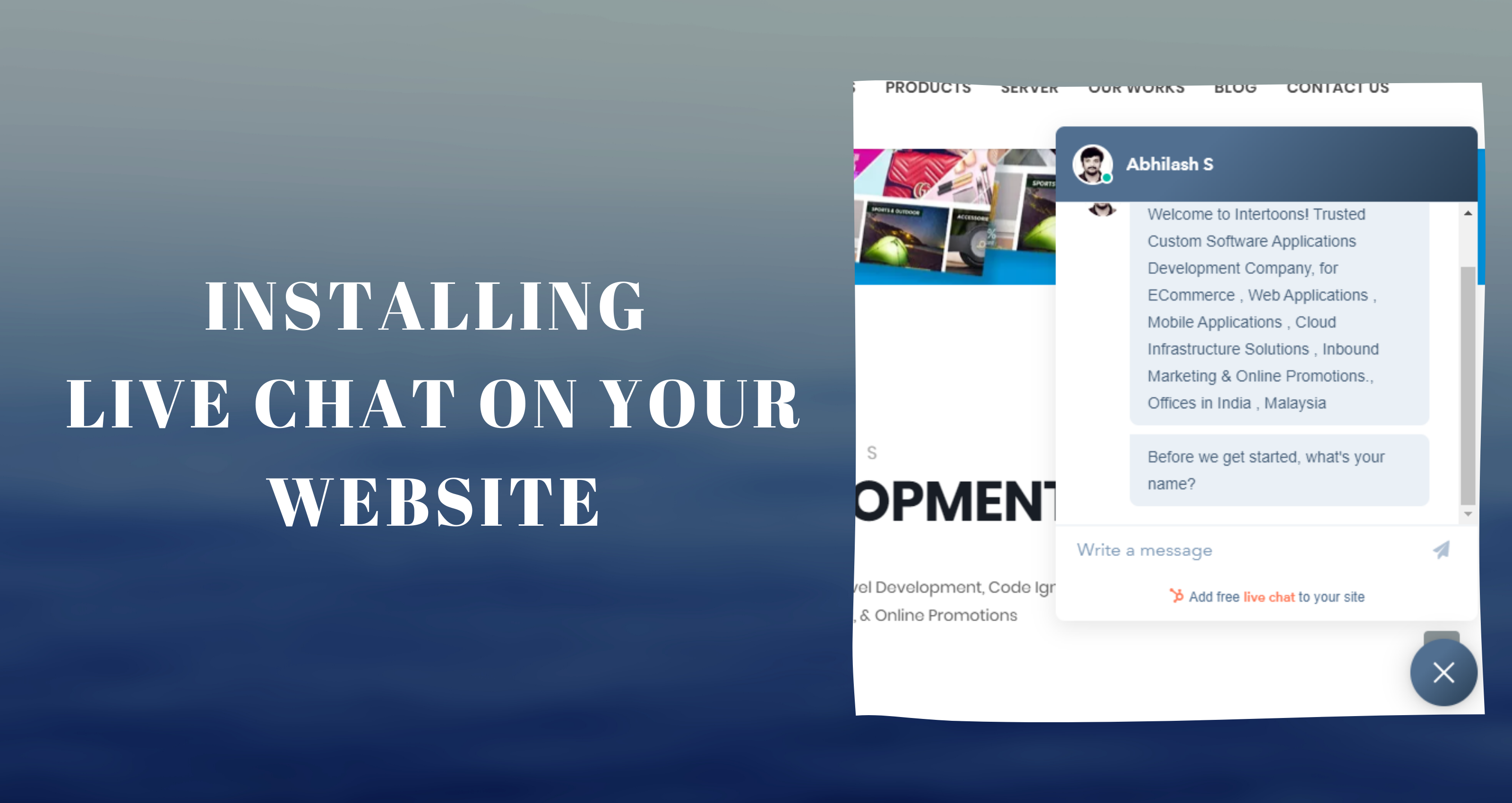 Implementing LiveChat on your website